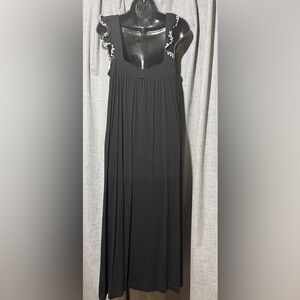 LOFT Elegant Black Maxi Dress